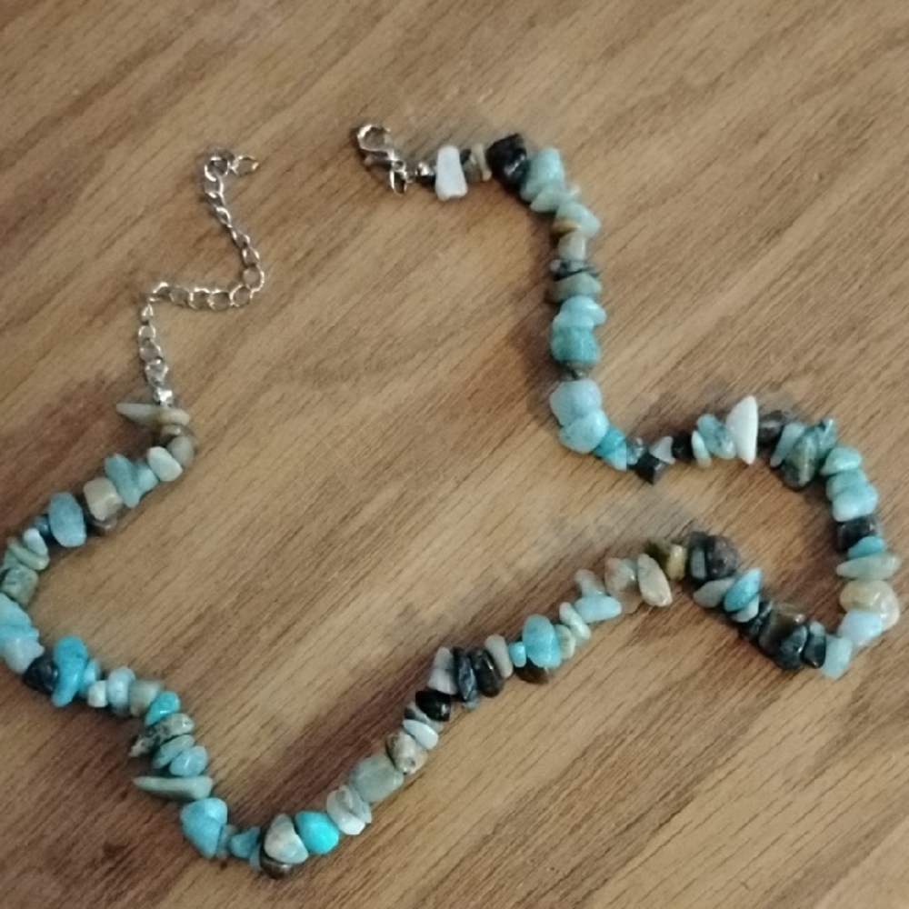 Turquoise Stone Necklace- 5/$20 - Picture 1 of 4